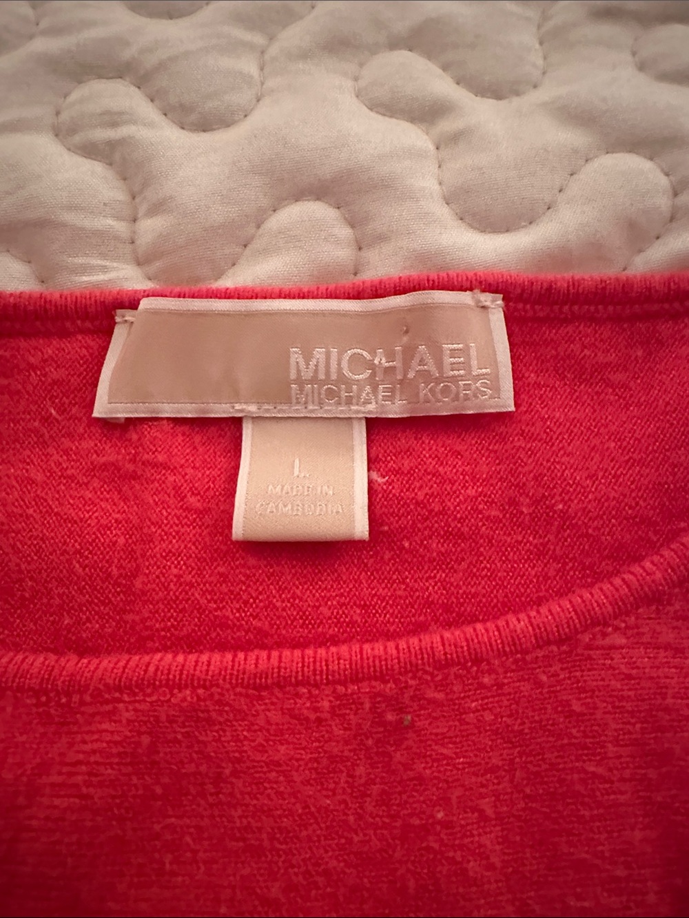 Michael Kors Peach (not orange) Lightweight Sweater Top